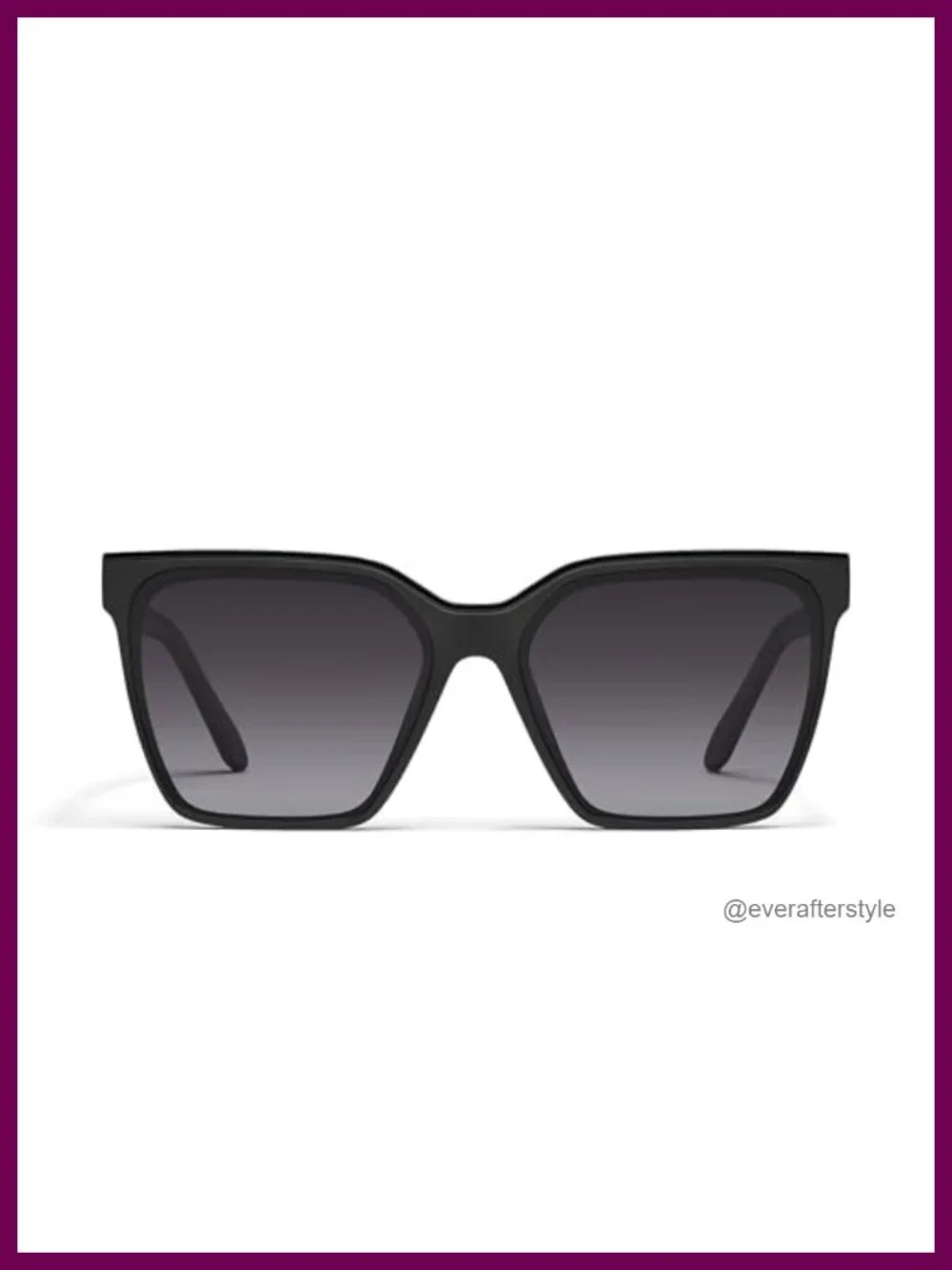 Oversized Square Sunglasses Women UV400 Polarized with Case & Cloth